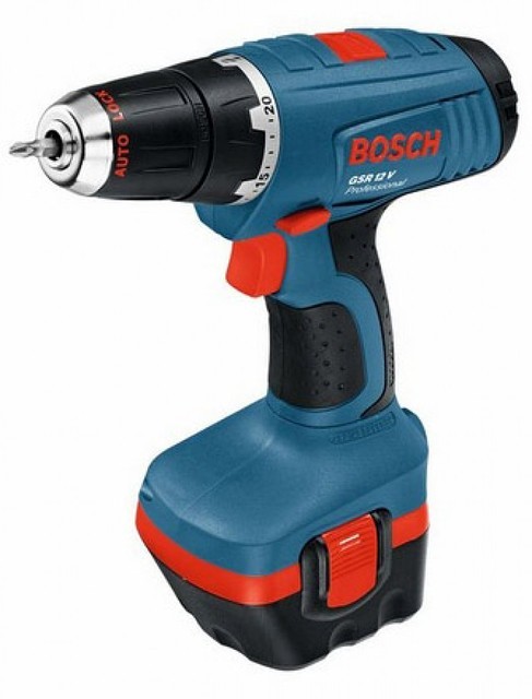 Шуруповерт аккумуляторный Bosch GSR 12 V Professional.