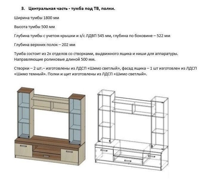 Стенка Атлантида 2б Размеры Фото