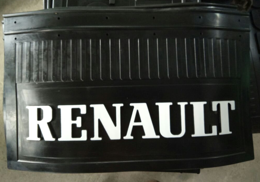 Брызговики для грузовых автомобилей RENAULT (600мм х 360мм) с логотипом, комплект из 2 шт. 