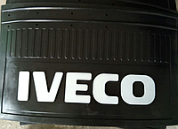 Брызговики для грузовых автомобилей IVECO (600мм х 360мм) с логотипом, комплект из 2 шт.