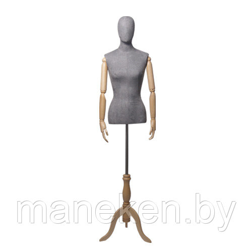 Манекен-Торс с деревянными руками, женский Originals 02 - фото 1 - id-p79562610
