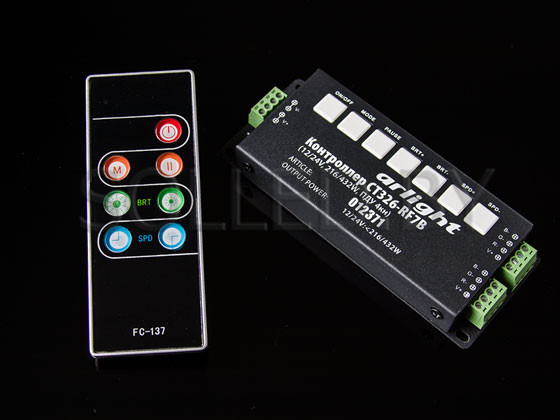 Контроллер RGB CT326-RF7B 12/24V 216/432W - фото 1 - id-p3417108