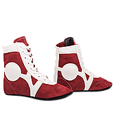 Обувь для борьбы и самбо , замша, красная р-ры 37 , 38