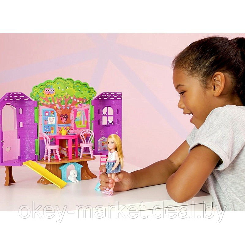 Игровой набор Barbie Домик Челси на дереве FPF83 - фото 4 - id-p73783843