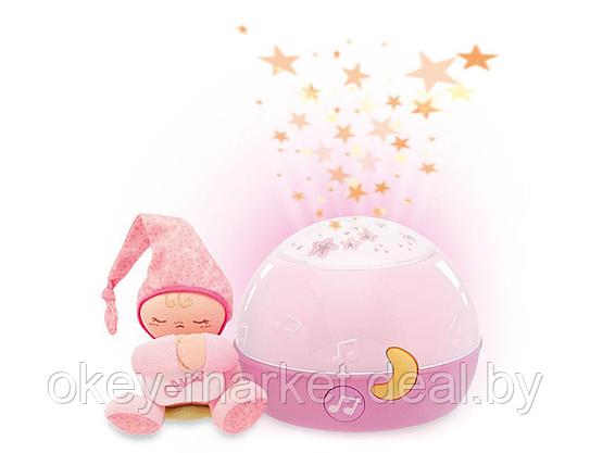 Детский ночник-проектор Chicco Первые грёзы розовый, фото 2