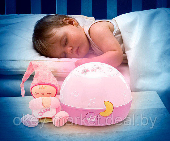 Детский ночник-проектор Chicco Первые грёзы розовый - фото 6 - id-p73784418