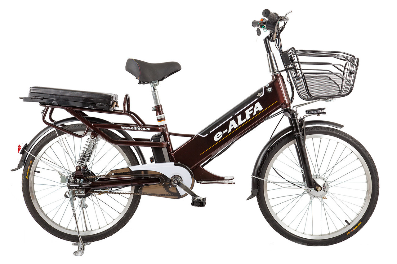 Электровелосипед 120 кг GREN CITY E-ALFA-GL 500W - фото 1 - id-p73839102