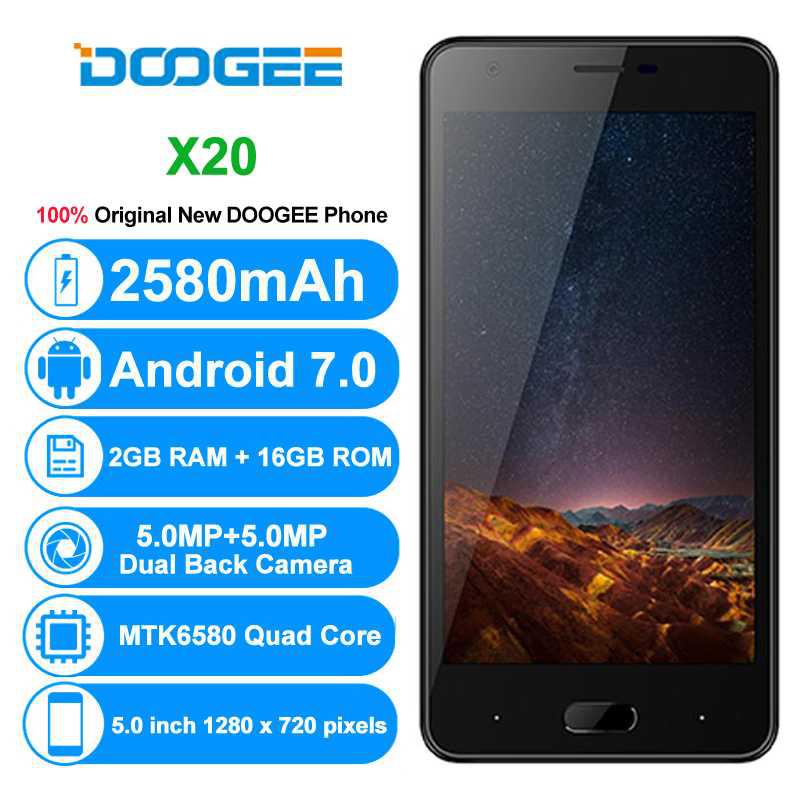 Смартфон Doogee X20 - фото 4 - id-p73839954