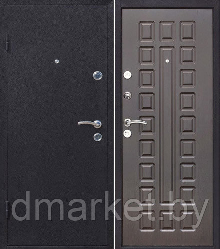 Дверь металлическая Йошкар Полимер Венге, фото 1