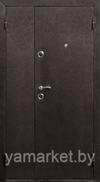 Дверь металлическая Йошкар Венге двухстворчатая - фото 2 - id-p73854141