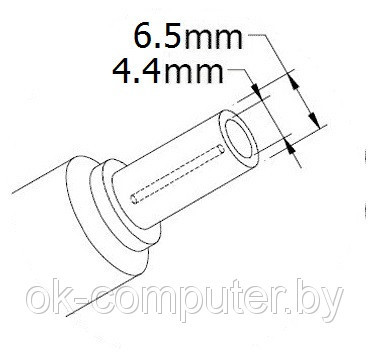 Зарядка (блок питания) для ноутбука Sony 19.5V 4.7A 90W, штекер 6.5x4.4 мм - фото 2 - id-p63959255