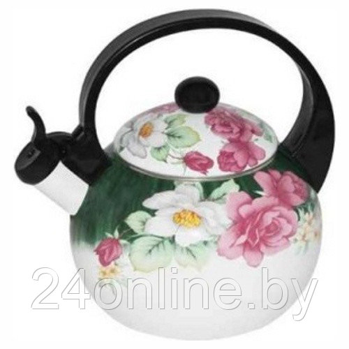 Эмалированный чайник со свистком Kelli KL-4153 - фото 1 - id-p23831645