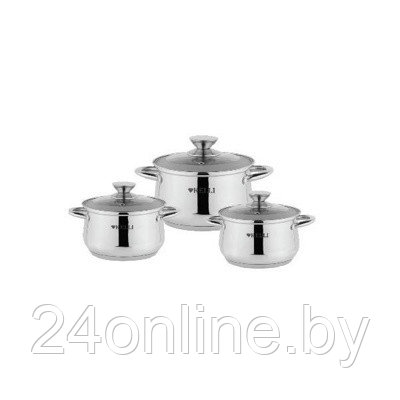 Набор посуды 6 предметов Kelli KL-4246 - фото 1 - id-p73855406