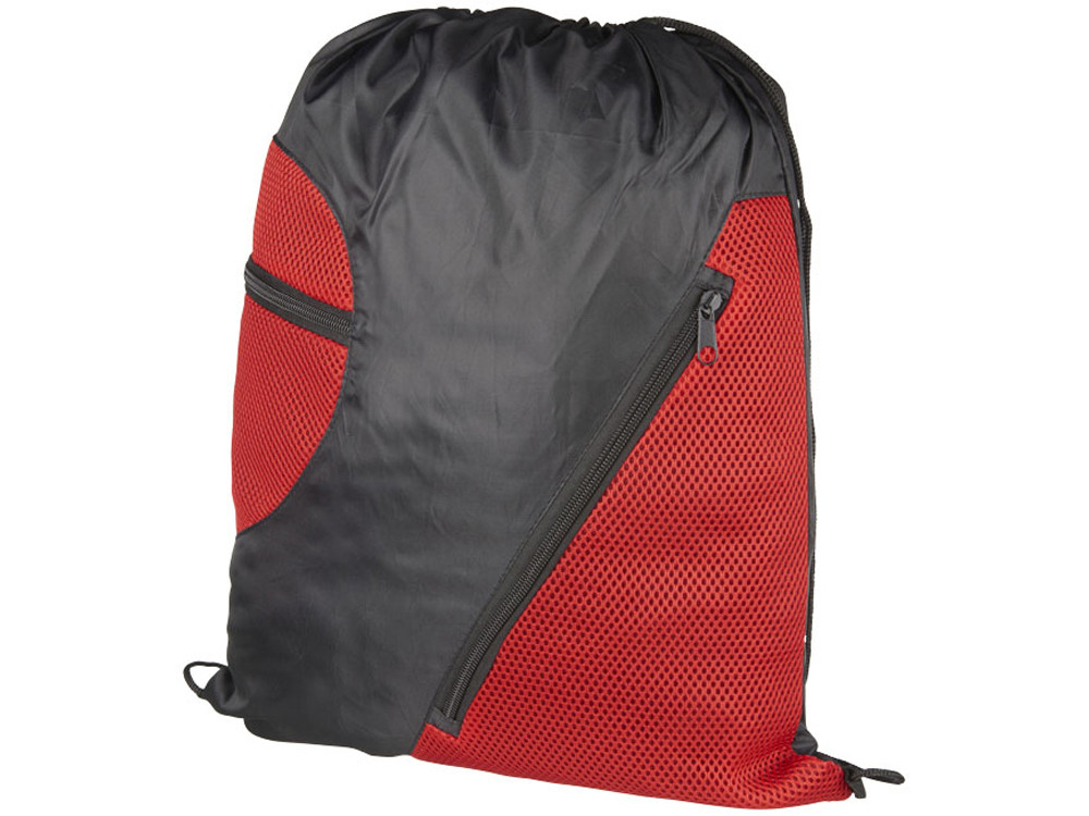 Спортивный рюкзак из сетки на молнии, красный - фото 1 - id-p73857178