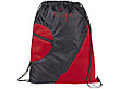 Спортивный рюкзак из сетки на молнии, красный, фото 2