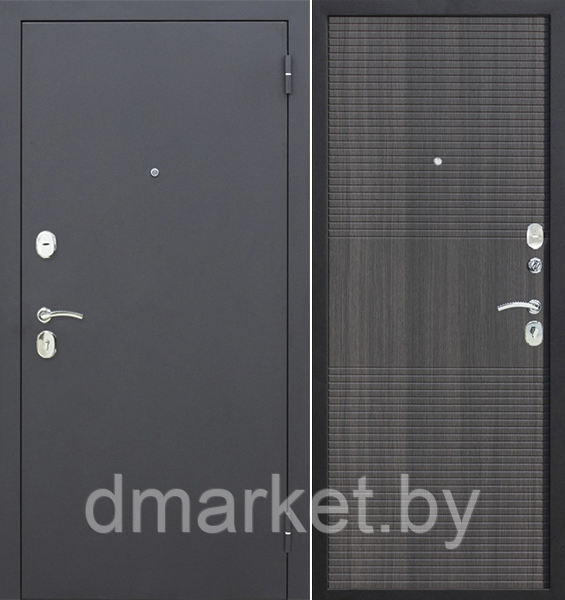 Дверь металлическая Garda Гарда Муар 10мм венге, фото 1