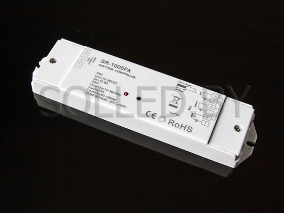 Контроллер RGB RF SR-1005FA (12/24/36V, 180/360/540W)