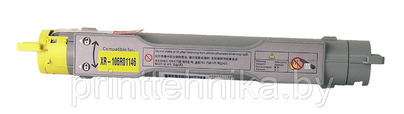 Тонер-картридж Hi-Black (HB-106R01146) для Xerox Phaser 6350, Y, 10K