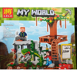 Конструктор Lele 33114 My World "Лагерь на природе" (аналог Lego Minecraft) 252 детали