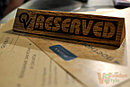 Подставка из дерева "Reserved", фото 3