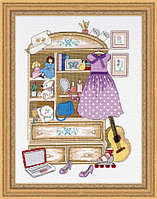 Набор для вышивания крестом «Шкафчик для девочки».