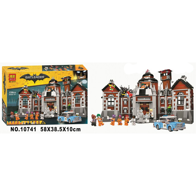 Конструктор Bela Batleader Лечебница Аркхэм 10741 (Аналог Lego Batman 70912) 1706 деталей