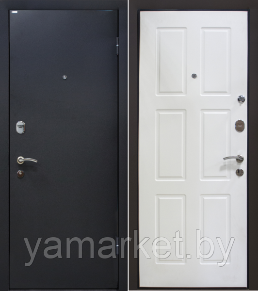 Дверь входная металлическая МеталЮр М21 белый - фото 1 - id-p58617928