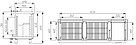 Стол холодильный POLUS (Полюс) BAR-360К (T57 M2-1-C RAL), фото 2