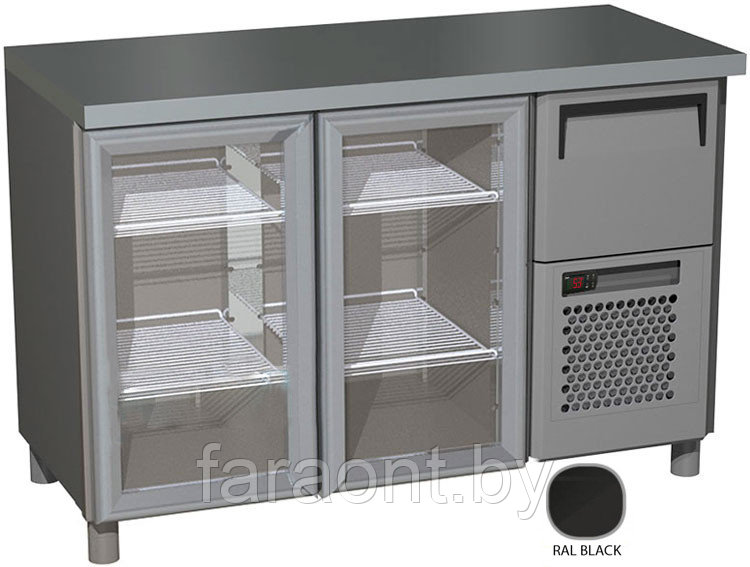 Стол холодильный POLUS (Полюс) BAR-250С (T57 M2-1-G RAL) - фото 1 - id-p73928344