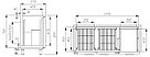 Стол холодильный POLUS (Полюс) BAR-250С (T57 M2-1-G RAL), фото 2