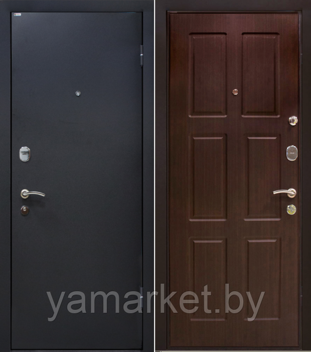 Дверь входная металлическая МеталЮр М21 венге - фото 1 - id-p73932753