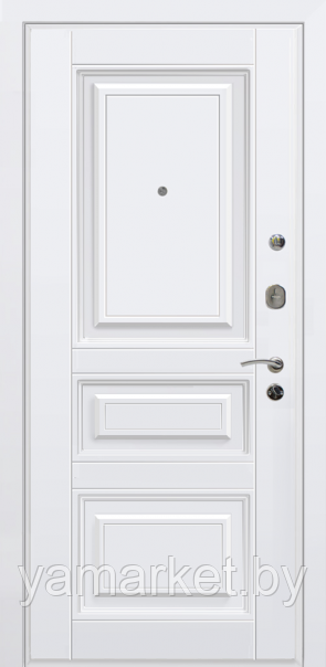Дверь входная металлическая МеталЮр М11 белый - фото 3 - id-p58617902