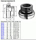 Подшипник SA212 (FQ212,YET212,UE212,ES212, AEL212) размер 60x110x53/22, фото 4