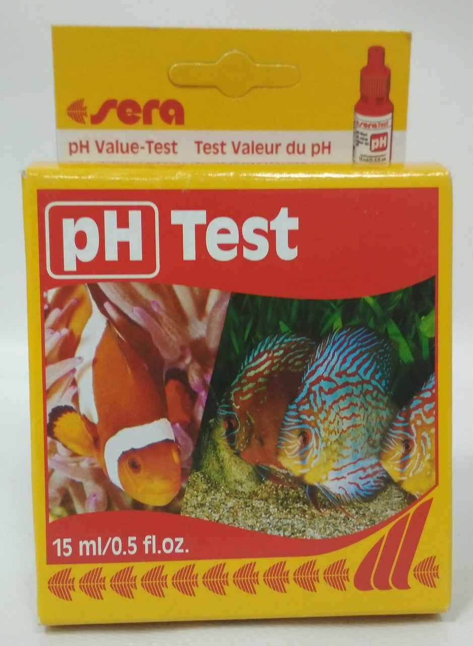 SERA pH-тест 15мл. опр.кислотности воды - фото 1 - id-p73950243
