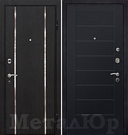 Дверь входная металлическая МеталЮр М8 Черный матовый