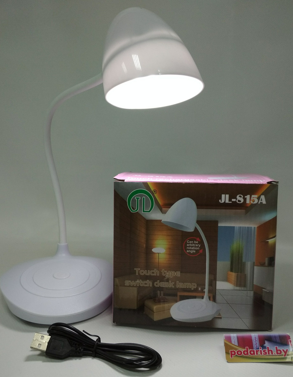 Настольная светодиодная лампа (питание от USB + аккумулятор) JL-815A - фото 1 - id-p73957797