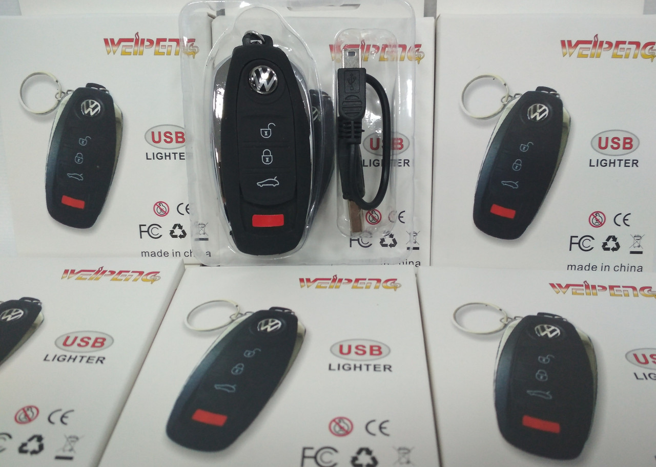 Зажигалка электронная с USB Volkswagen - фото 1 - id-p73957975