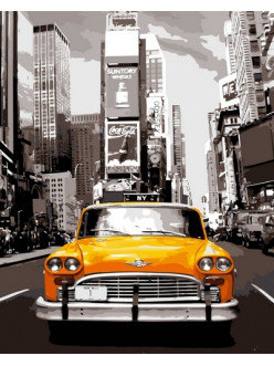 Картина по номерам Манхэттенское такси 50х65 см, фото 2