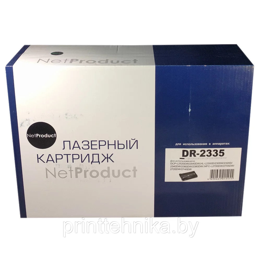 Драм-юнит NetProduct (N-DR-2335) для Brother HL-L2300DR/DCP-L2500DR/MFC-L2700DWR, 12K - фото 1 - id-p66989472