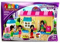 Детский конструктор для девочек Модный домик, 5232 JDLT, 73 дет. аналог Лего (LEGO)