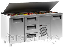 Стол холодильный для салатов Сarboma (Карбома) SL 3GN (T70 M3sal-1 INOX)