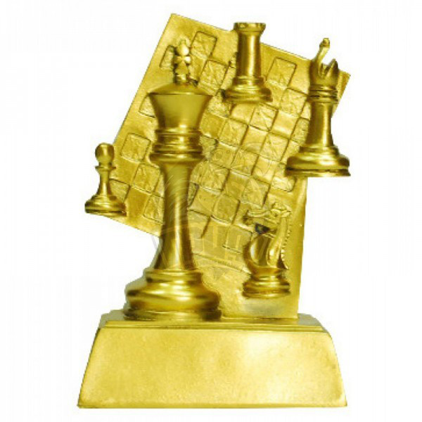 Кубок сувенирный Шахматы HX1627-B5 (золото) (арт. HX1627-B5)