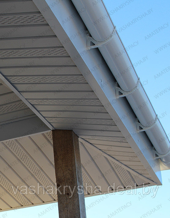 Подшивка крыши софитом по готовой поверхности - фото 5 - id-p8461000