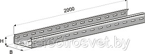 Лоток перфорированный 100х600х2000