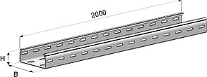 Лоток перфорированный 50х300х2000