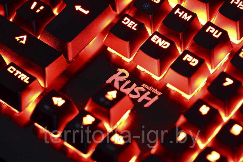 Клавиатура игровая механическая RUSH SBK-306G-K Smartbuy - фото 5 - id-p74031462