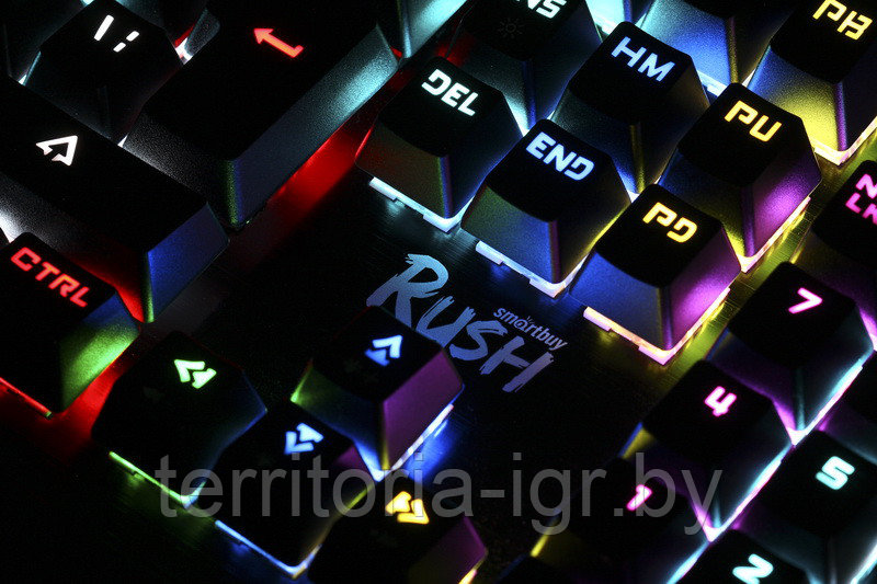 Клавиатура игровая механическая RUSH SBK-306G-K Smartbuy - фото 6 - id-p74031462