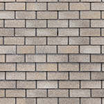 Фасадная плитка HAUBERK, Бежевый кирпич, толщина 3,3 мм, 0,25м*1м - фото 1 - id-p74029547
