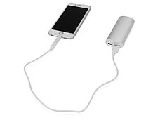 Портативное зарядное устройство Квазар, 4400 mAh, серебристый, фото 2