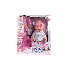 Интерактивная Кукла-пупс Baby love 8 функций BL020B (аналог Baby Born)